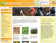 Tablet Screenshot of feedipedia.org
